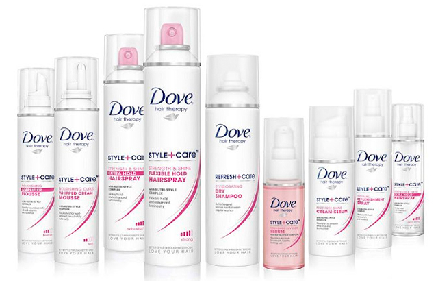 Dove voor vrouwen: zachte kleuren, ronde vormen...